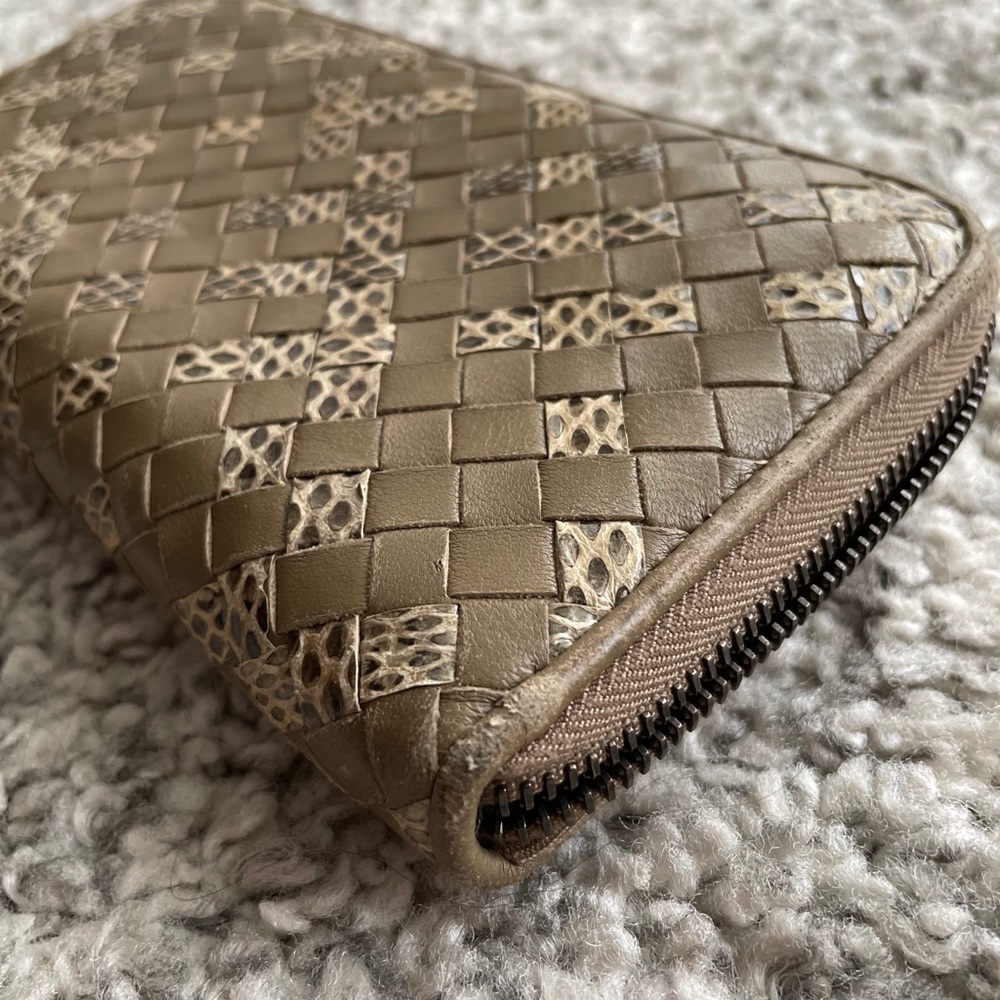 Authentic Bottega Veneta Python Zip Around Wallet - image 3